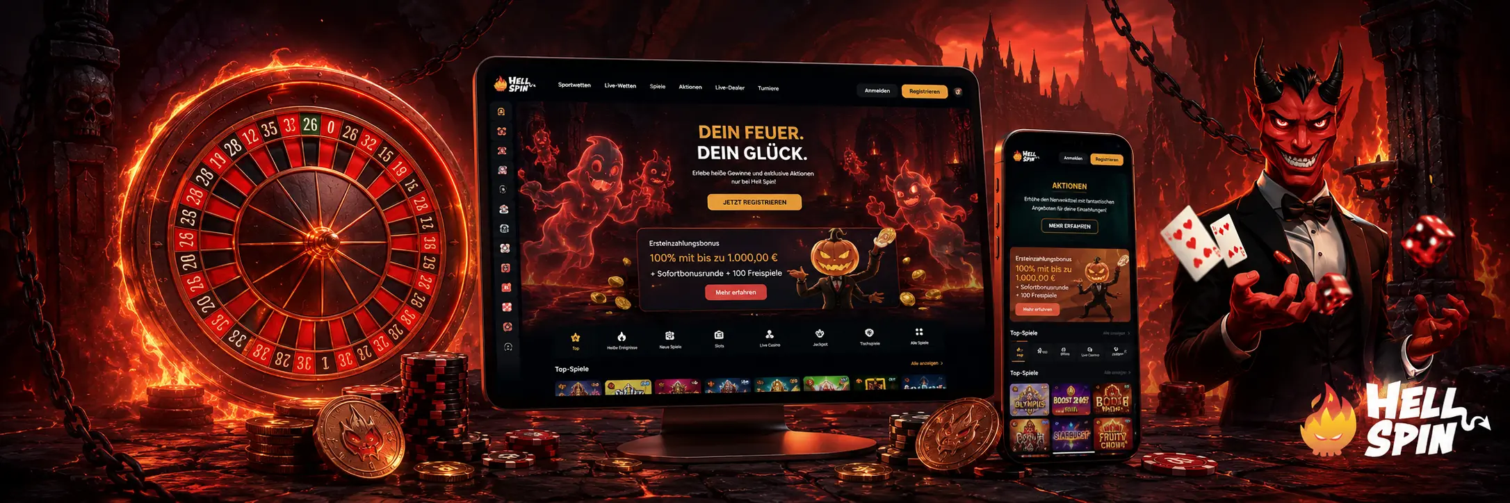 HellSpin Live Spiele Starten